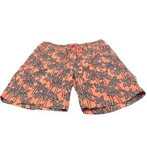 Hanna Andersson Mens Colorful Mesh Lined Swim Trunks Vacation Beach Sz XL